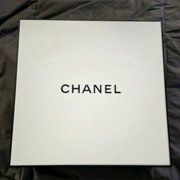 Chanel Empty Gift Box Dust Bag Pink Ribbon Insert Tags Chance Perfume 34 FL OZ - Picture 10 of 15